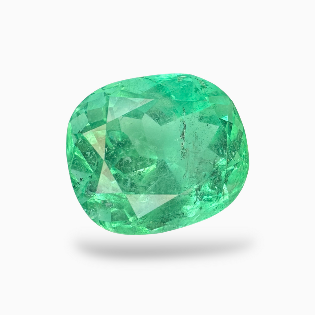 Colombian Emerald Stone Cushion Cut 62.30 Carats
