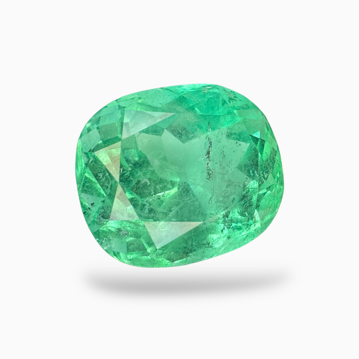 Colombian Emerald Stone Cushion Cut 62.30 Carats
