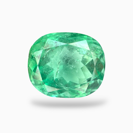 Colombian Emerald Stone Cushion Cut 62.30 Carats