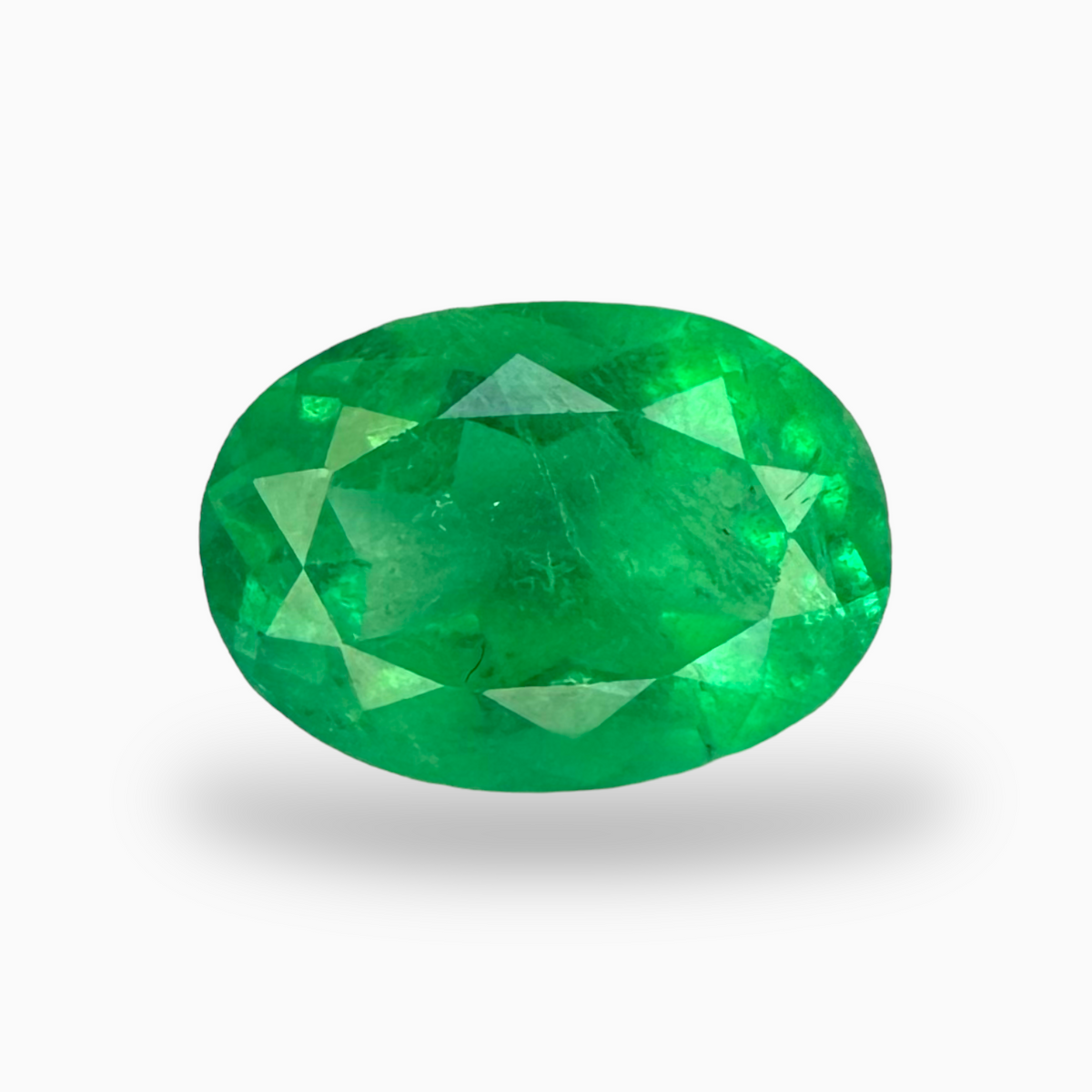 Colombian Emerald Stone Oval Cut 1.87 Carats