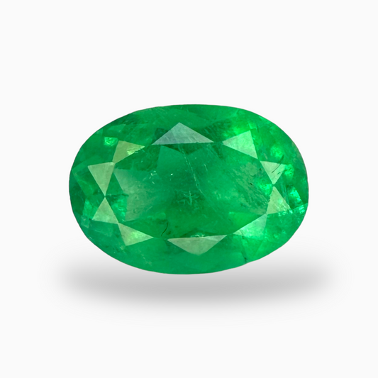 Colombian Emerald Stone Oval Cut 1.87 Carats