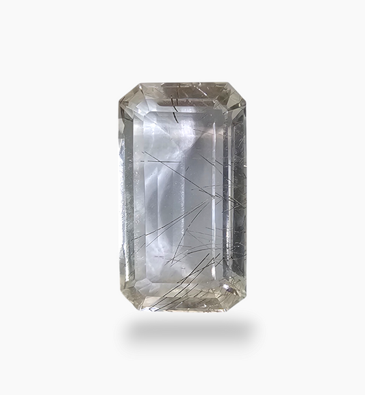 Copper Rutile Stone Emerald Cut 10.20 Carats 18.5x10.5 mm