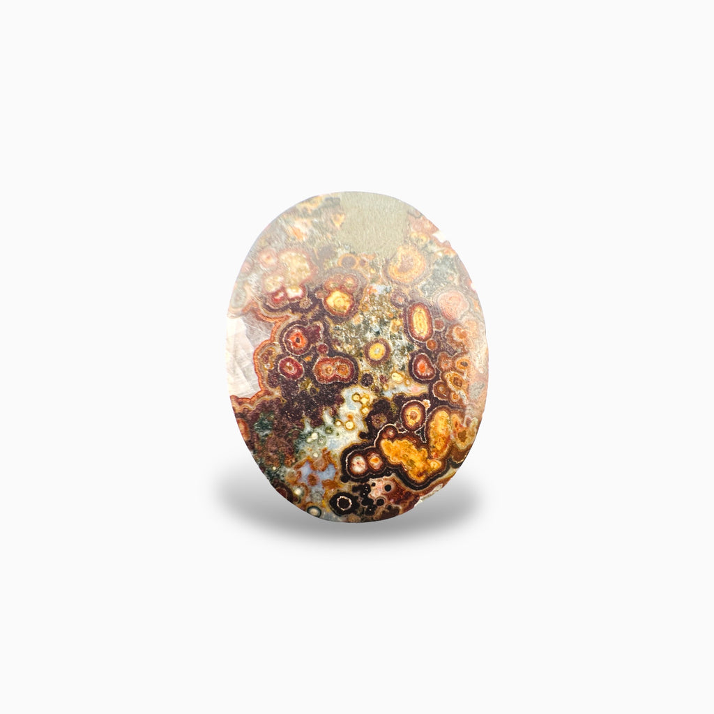 Crazy Lace Agate (Hakik Stone) 32.62 Carats Oval Cabochon
