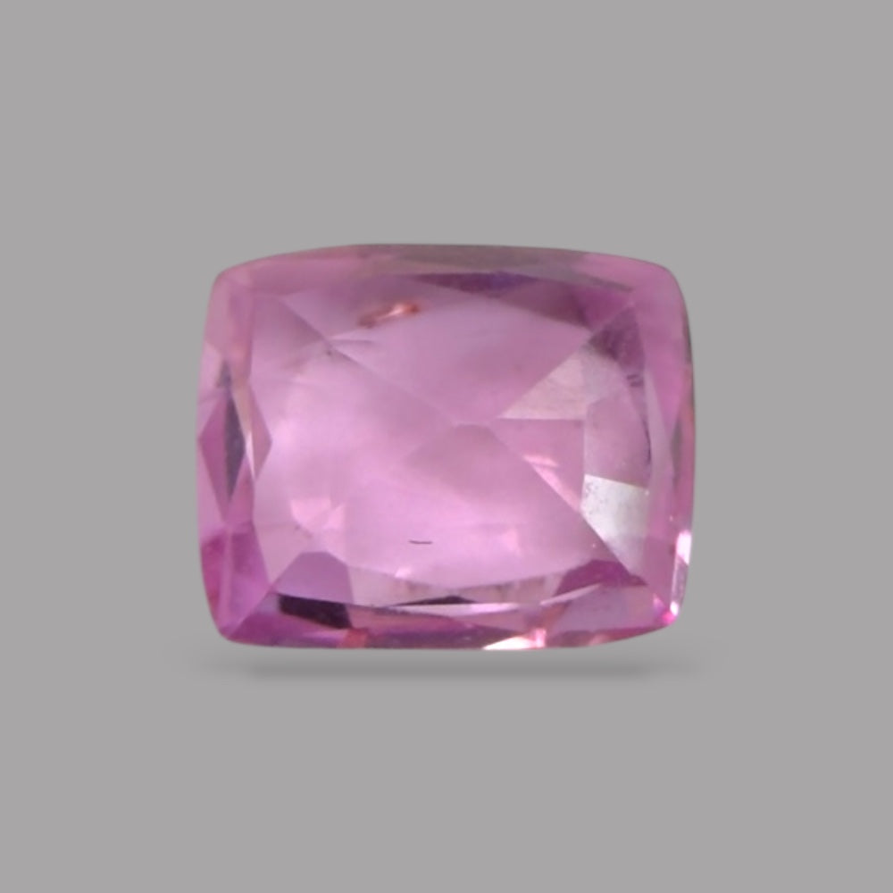 Cushion Cut Shape in Pink Sapphire Gemstone 0.53 Carats & 5.2 x 4.3 mm Size
