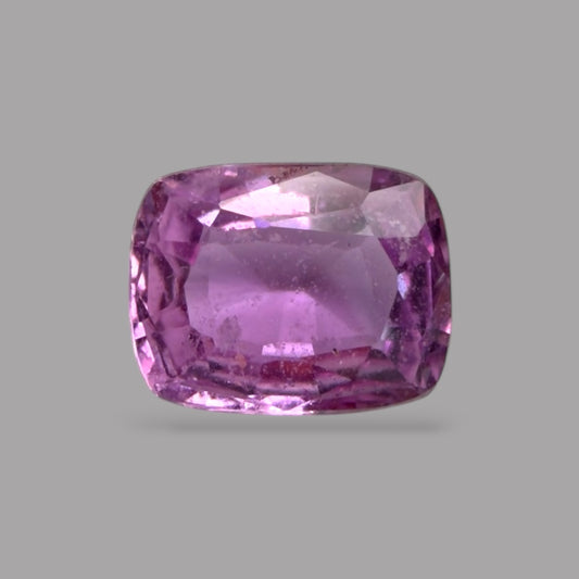 Cushion Cut Shape in Pink Sapphire Gemstone 0.57 Carats & 5.5 x 4.3 mm Size