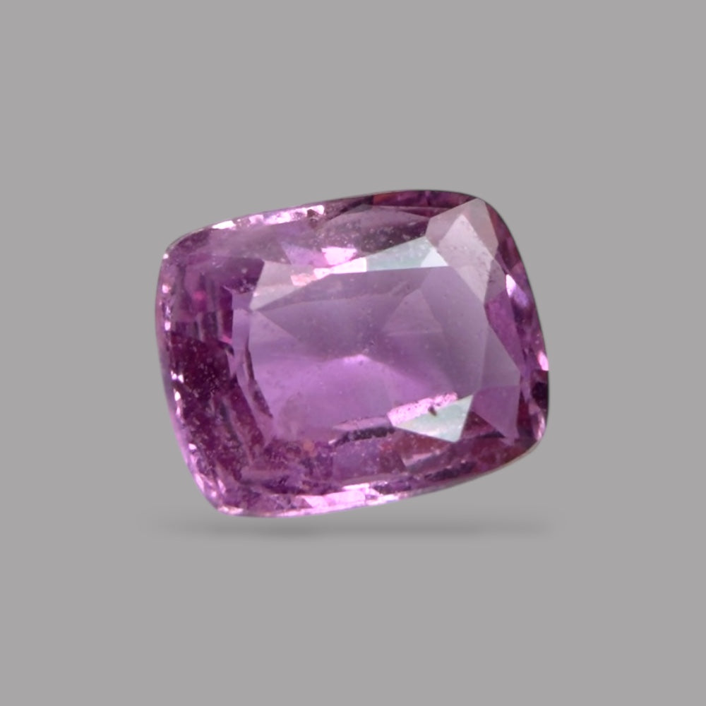 Cushion Cut Shape in Pink Sapphire Gemstone 0.57 Carats & 5.5 x 4.3 mm Size