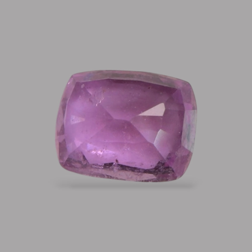 Cushion Cut Shape in Pink Sapphire Gemstone 0.57 Carats & 5.5 x 4.3 mm Size
