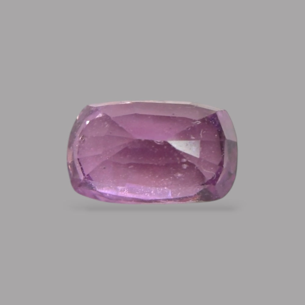 Cushion Cut Shape in Pink Sapphire Gemstone 0.61 Carats & 5.7 x 3.5 mm Size