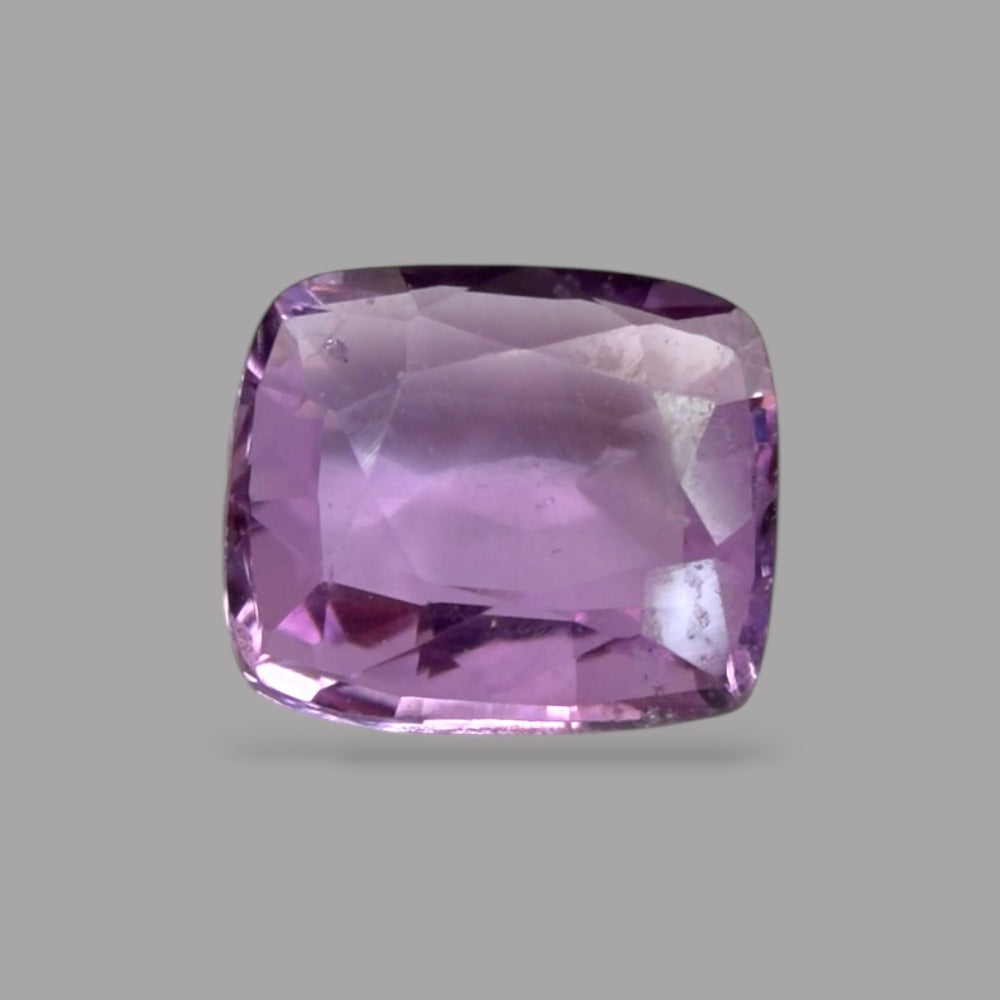 Cushion Cut Shape in Purple Sapphire Gemstone 0.62 Carats & 5.5 x 4.8 mm Size