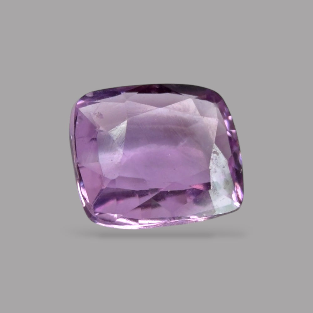 Cushion Cut Shape in Purple Sapphire Gemstone 0.62 Carats & 5.5 x 4.8 mm Size