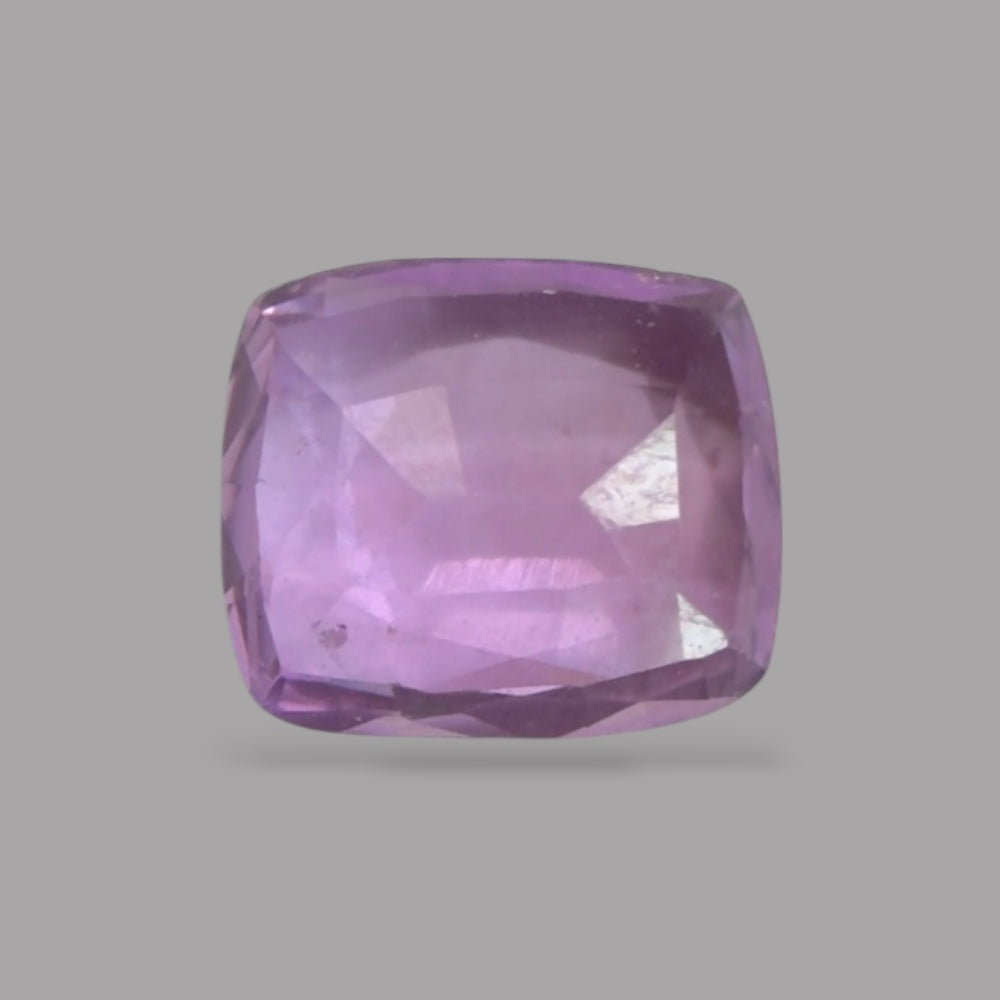 Cushion Cut Shape in Purple Sapphire Gemstone 0.62 Carats & 5.5 x 4.8 mm Size