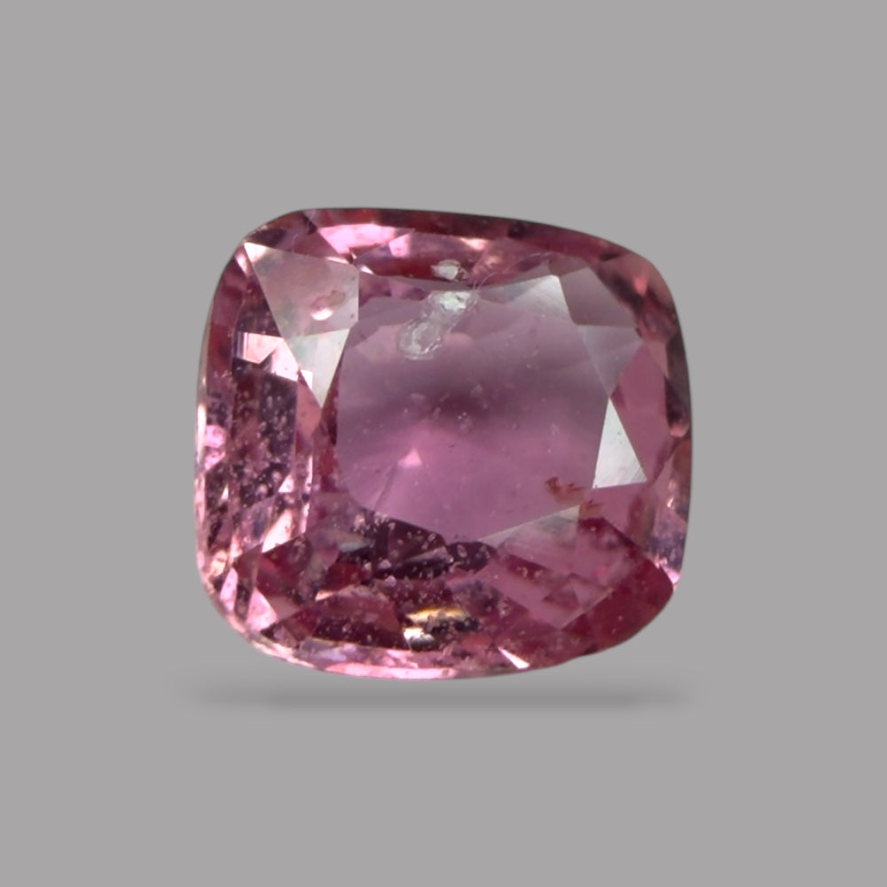 Cushion Cut Shape in Pink Sapphire Gemstone 0.63 Carats & 5.4 x 5 mm Size