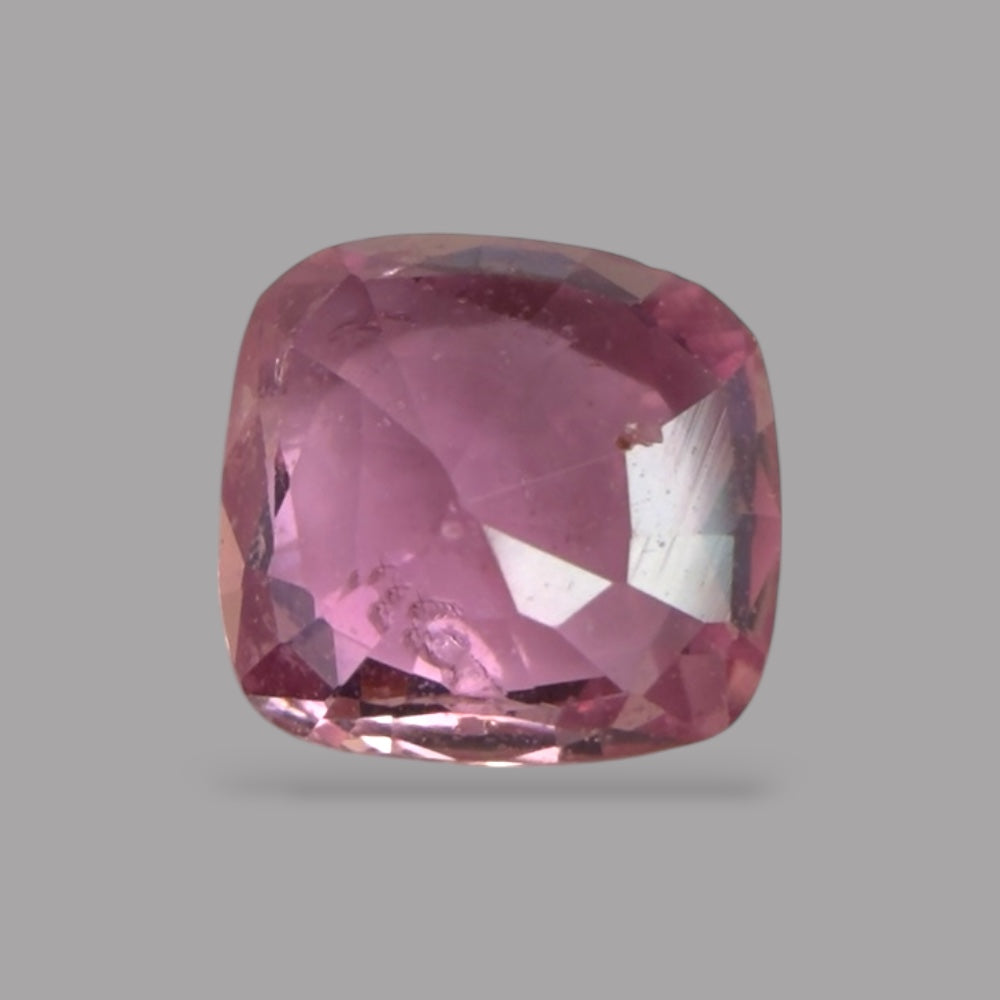 Cushion Cut Shape in Pink Sapphire Gemstone 0.63 Carats & 5.4 x 5 mm Size