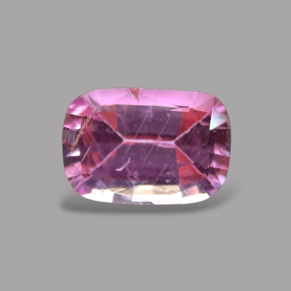 Cushion Cut Shape in Pink Sapphire Gemstone 0.63 Carats & 5.8 x 4 mm Size