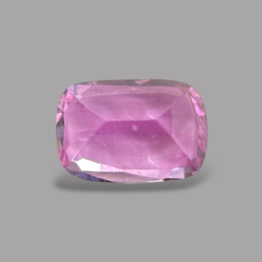 Cushion Cut Shape in Pink Sapphire Gemstone 0.63 Carats & 5.8 x 4 mm Size