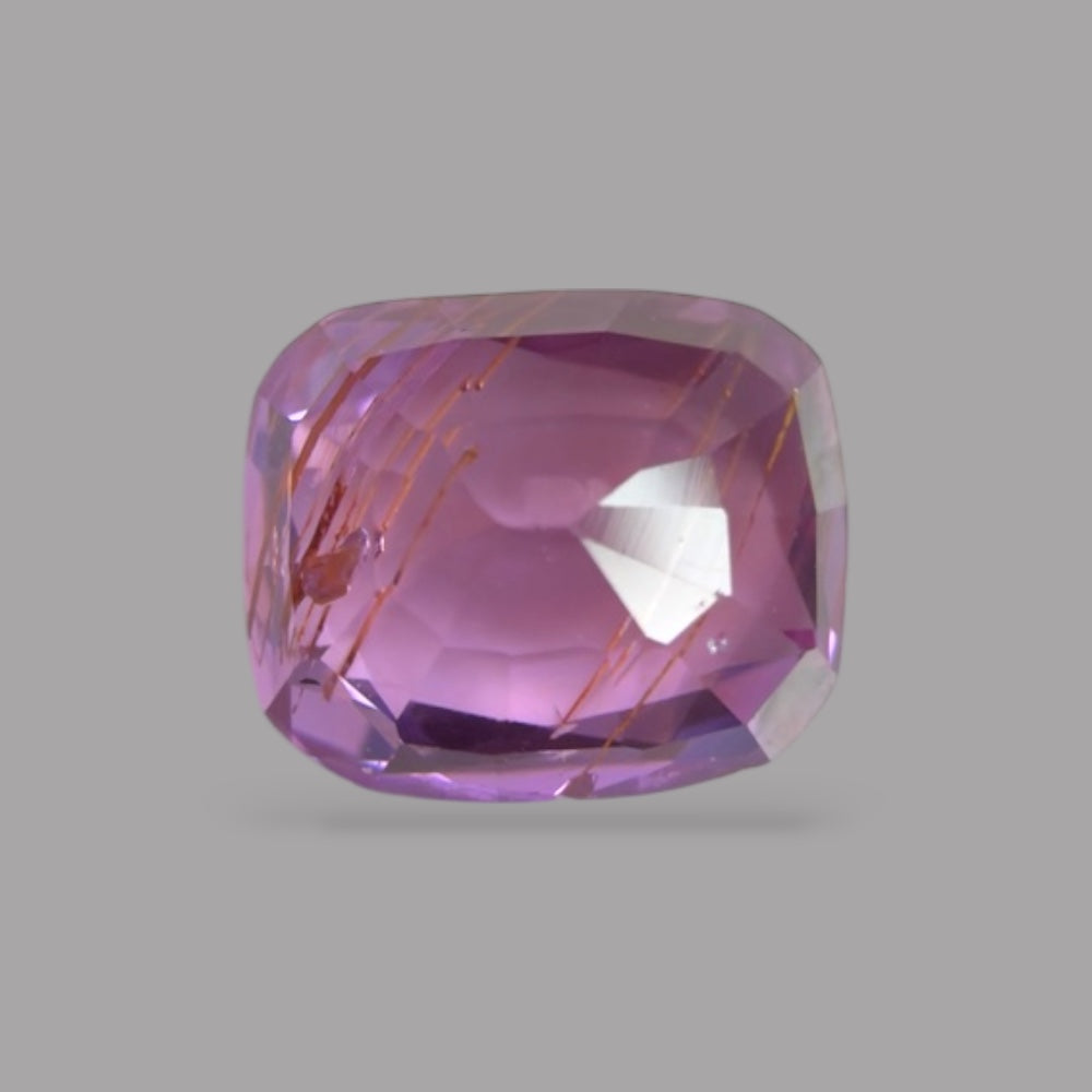 Cushion Cut Shape in Pink Sapphire Gemstone 0.65 Carats & 5.4 x 4.6 mm Size