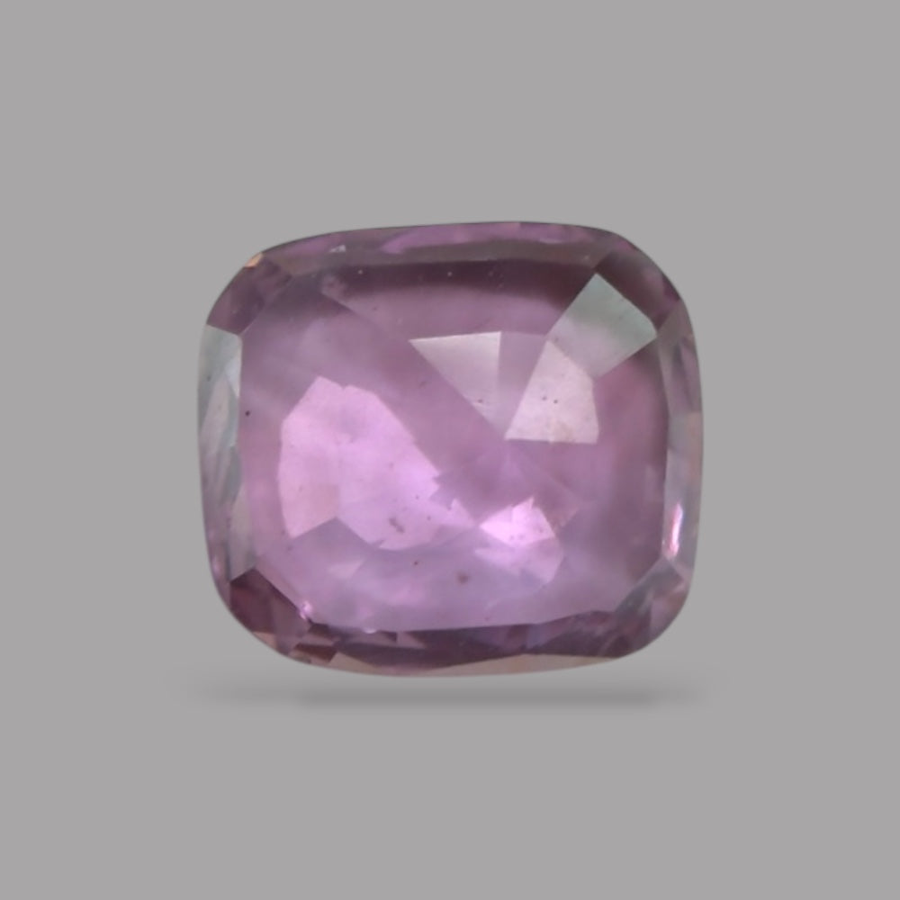 Cushion Cut Shape in Pink Sapphire Gemstone 0.71 Carats & 5.9 x 5.3 mm Size