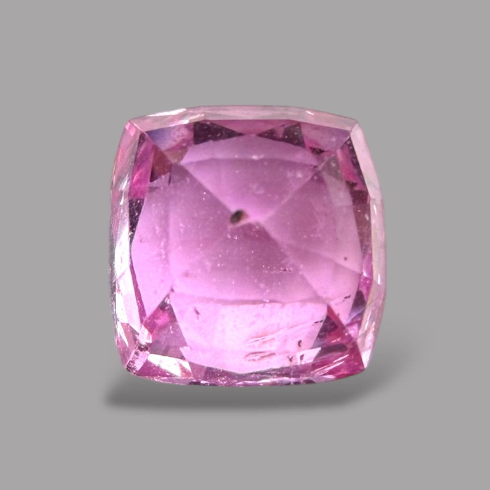 Cushion Cut Shape in Pink Sapphire Gemstone 0.72 Carats & 4.7 x 4.6 mm Size