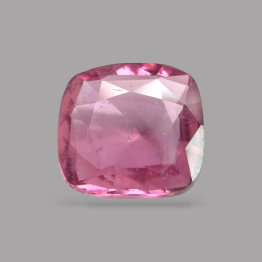 Cushion Cut Shape in Pink Sapphire Gemstone 0.75 Carats & 5.9 x 5.5 mm Size