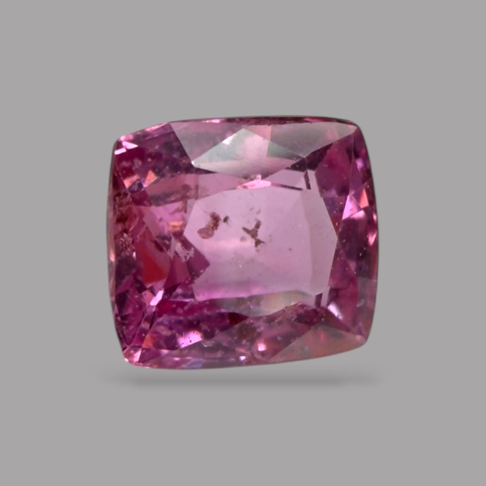 Cushion Cut Shape in Pink Sapphire Gemstone 0.76 Carats & 5.2 x 4.6 mm Size