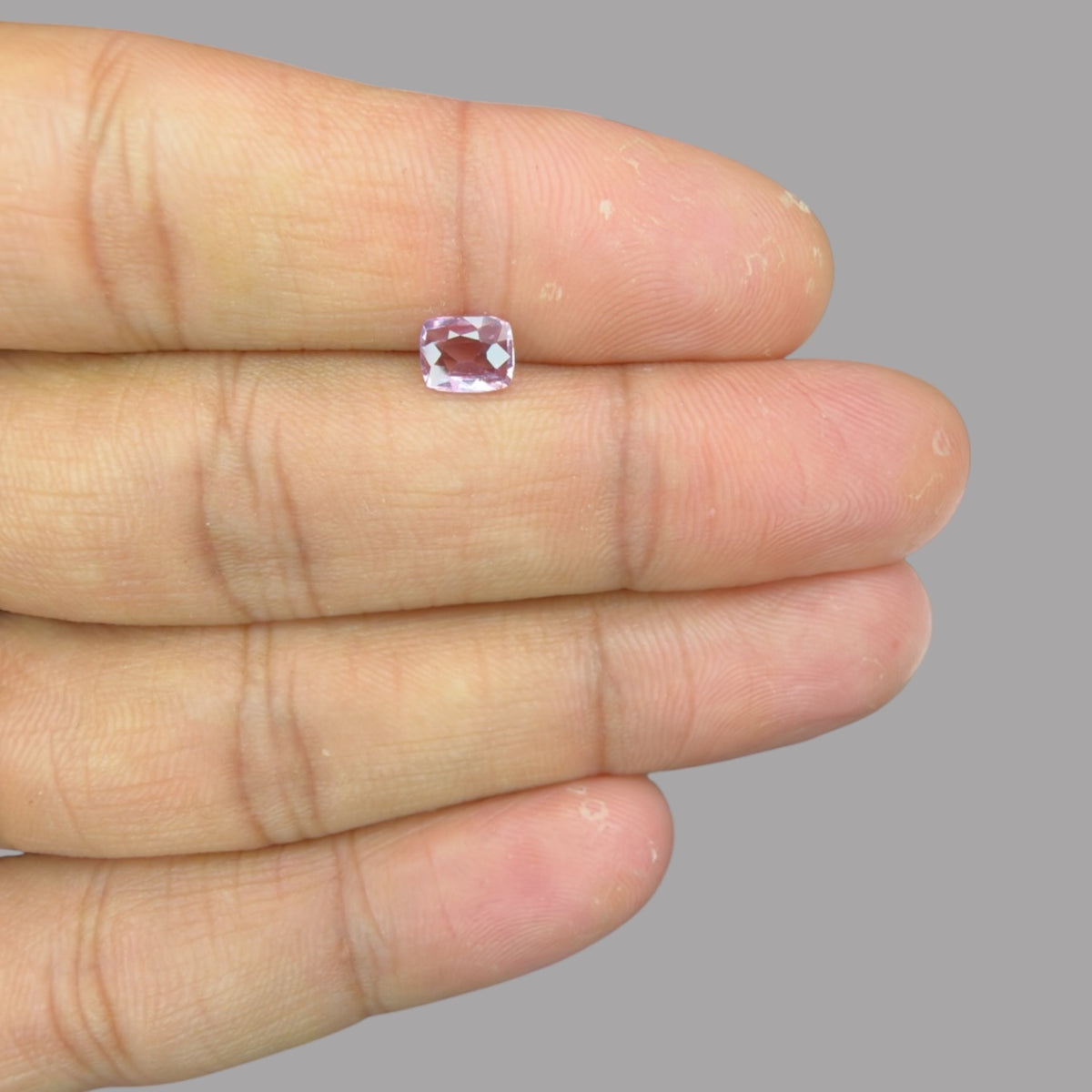 Cushion Cut Shape in Pink Sapphire Gemstone 0.76 Carats & 6.1 x 5 mm Size