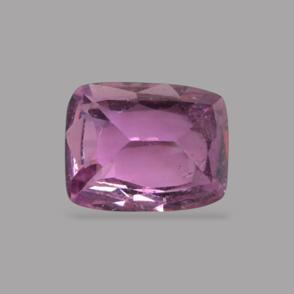 Cushion Cut Shape in Pink Sapphire Gemstone 0.77 Carats & 5.8 x 4.7 mm Size