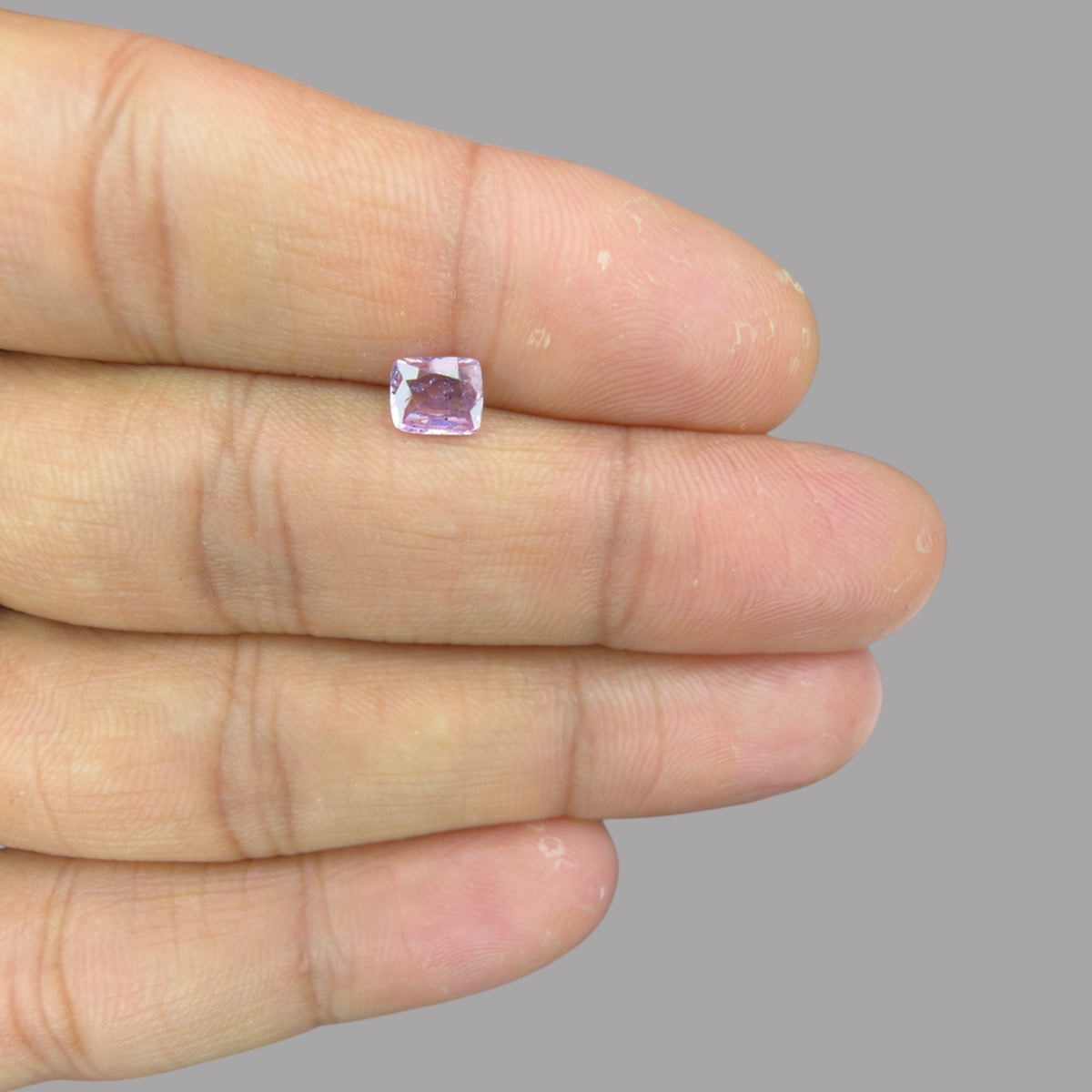 Cushion Cut Shape in Pink Sapphire Gemstone 0.77 Carats & 6.1 x 5 mm Size