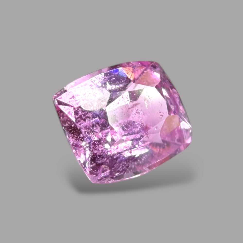 Cushion Cut Shape in Pink Sapphire Gemstone 0.81 Carats & 5.6 x 4.7 mm Size