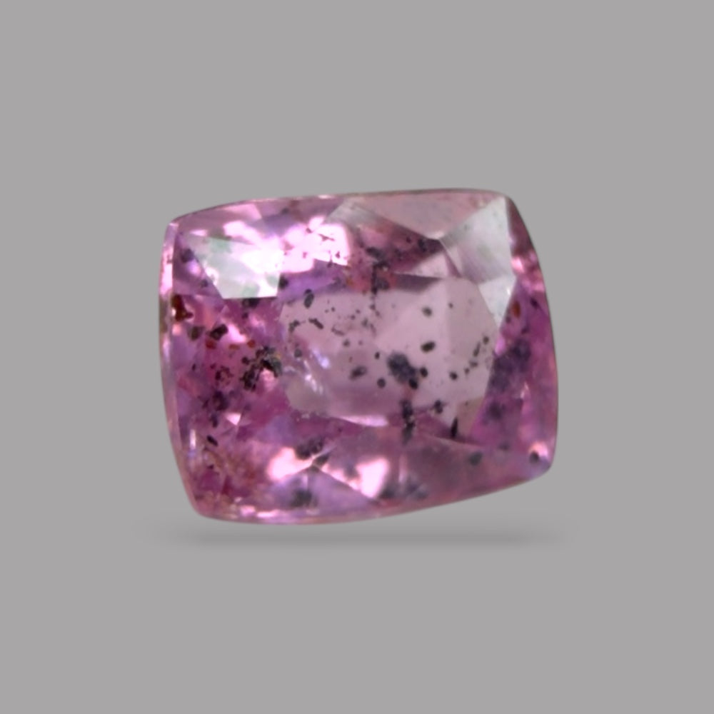 Cushion Cut Shape in Pink Sapphire Gemstone 0.82 Carats & 5.5 x 4.5 mm Size