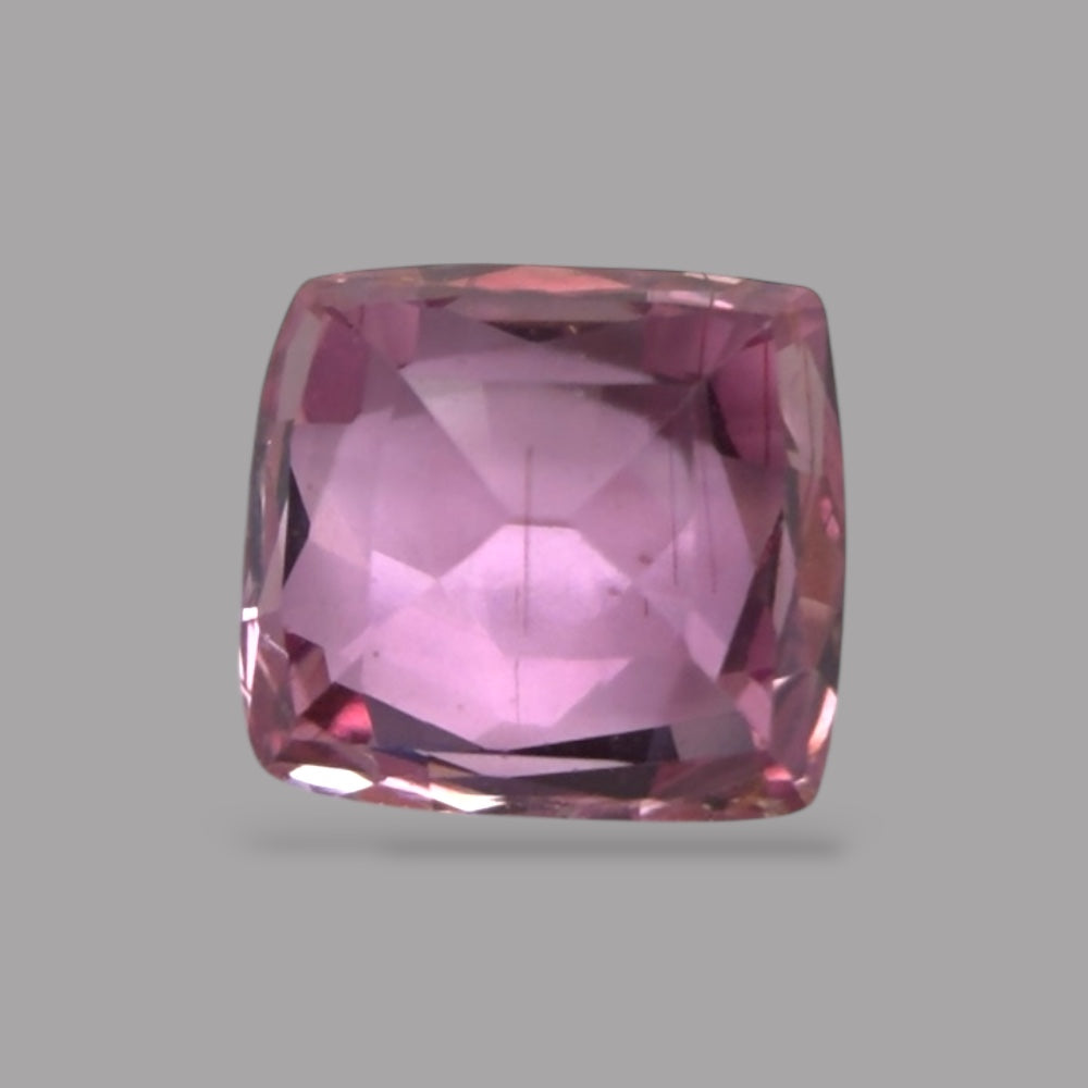 Cushion Cut Shape in Pink Sapphire Gemstone 0.86 Carats & 5.6 x 5.1 mm Size