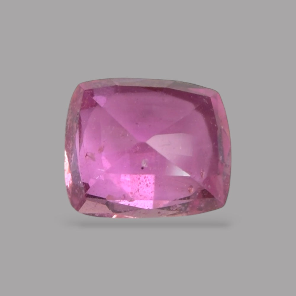 Cushion Cut Shape in Pink Sapphire Gemstone 0.86 Carats & 5.9 x 5.1 mm Size
