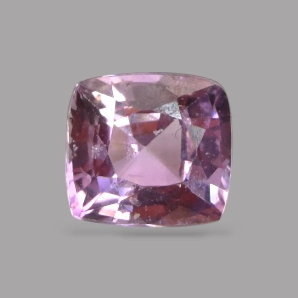 Cushion Cut Shape in Pink Sapphire Gemstone 0.91 Carats & 5.5 x 5.1 mm Size