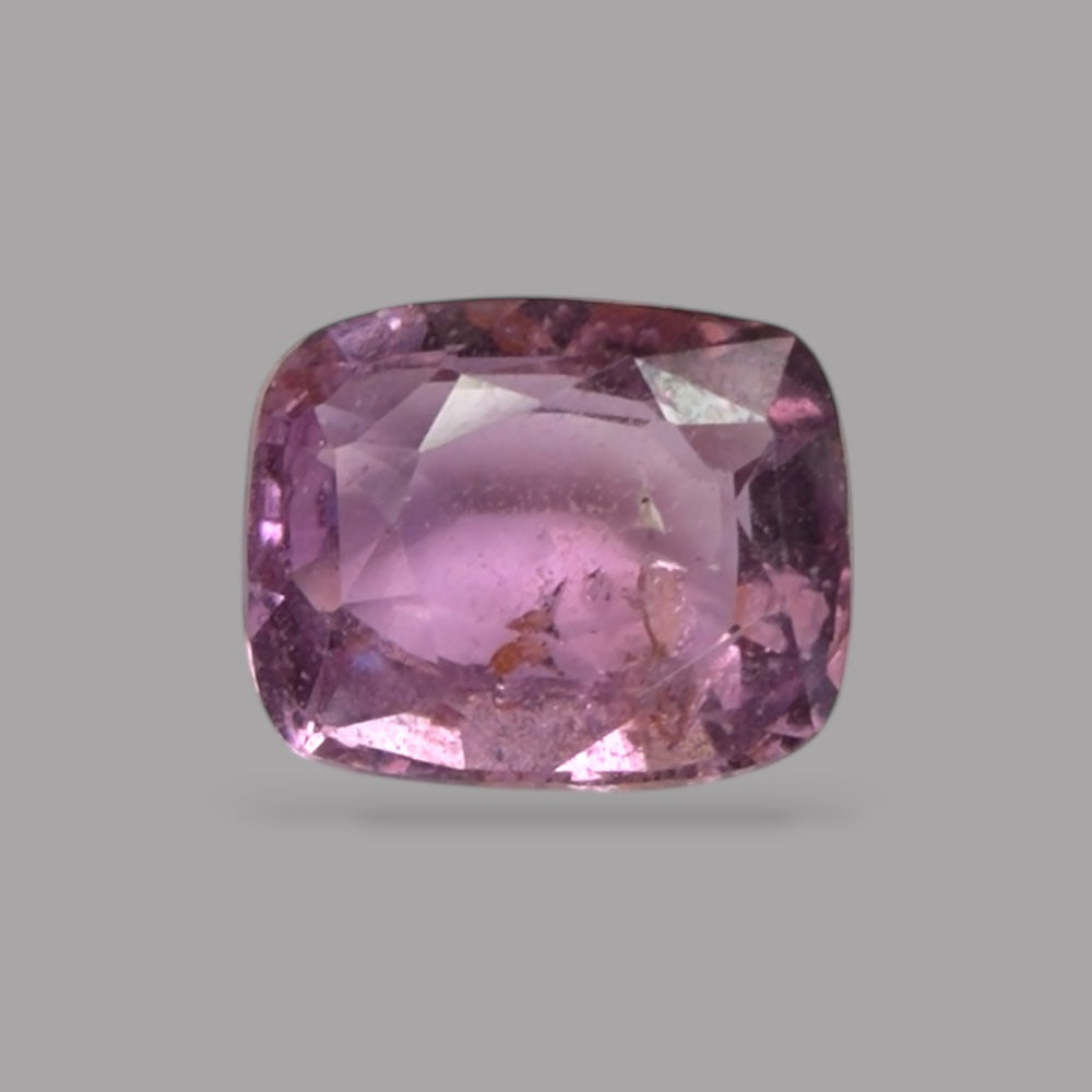 Cushion Cut Shape in Pink Sapphire Gemstone 1.13 Carats & 6.5 x 5.2 mm Size