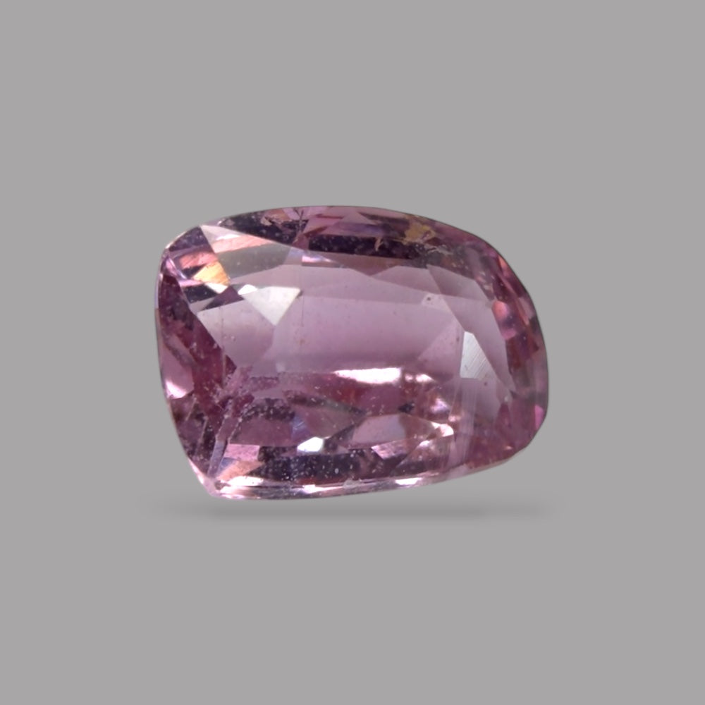 Cushion Cut Shape in Pink Sapphire Gemstone 0.81 Carats & 6.3 x 4.4 mm Size