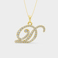 Gold Letter D Necklace