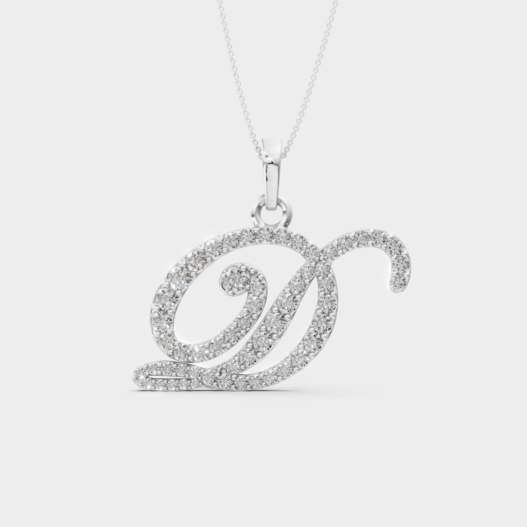 Gold Letter D Necklace