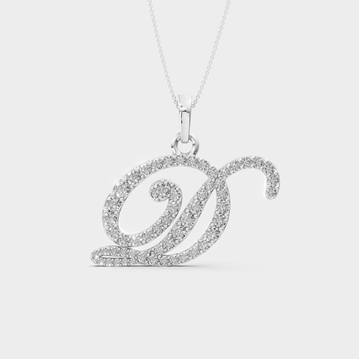 Gold Letter D Necklace