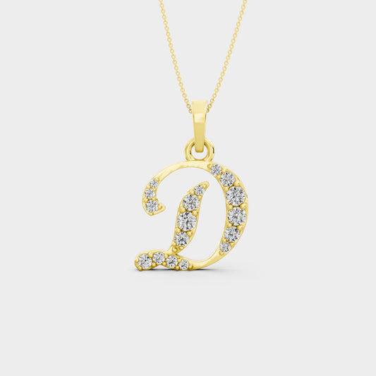 D Initial Pendant