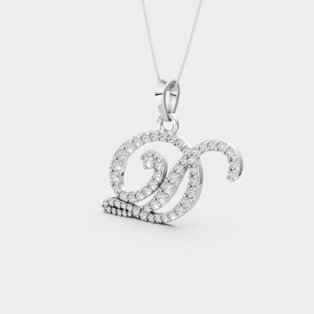 Gold Letter D Necklace