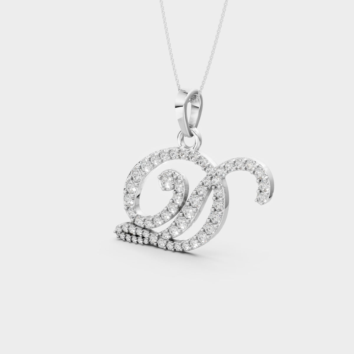 Gold Letter D Necklace