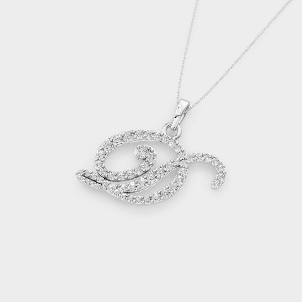 Gold Letter D Necklace