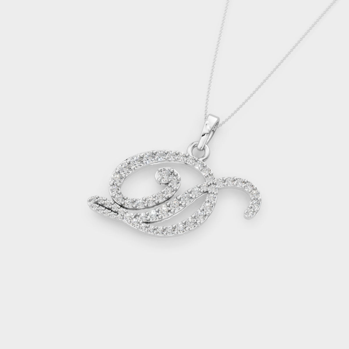 Gold Letter D Necklace