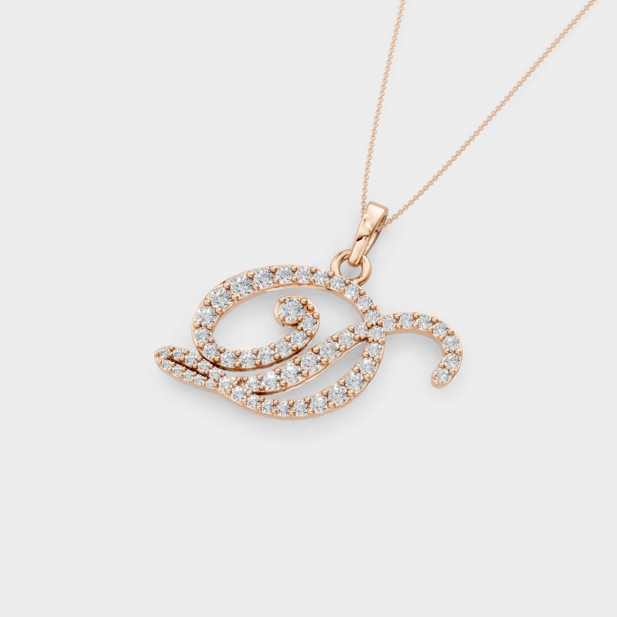 Gold Letter D Necklace