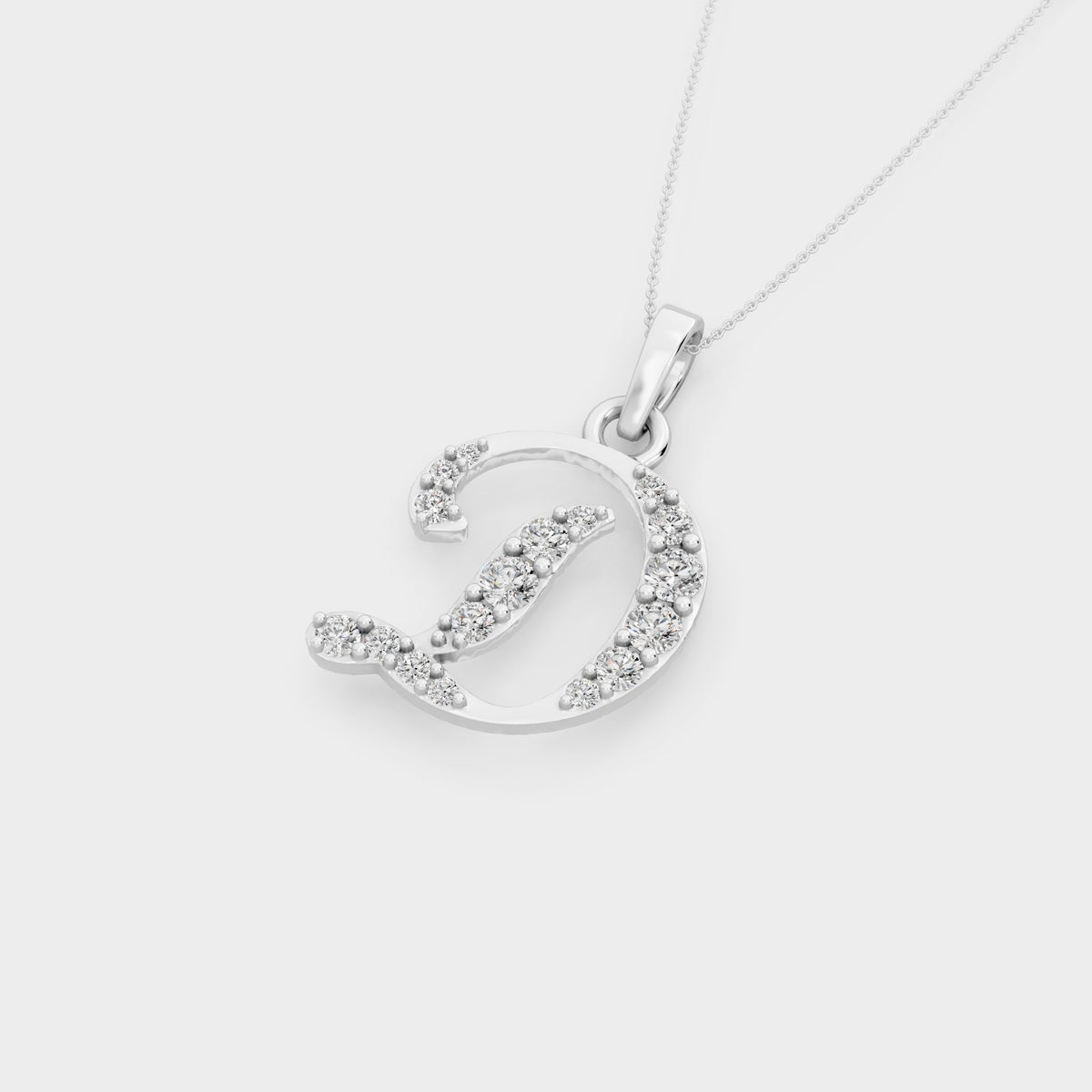 D Initial Pendant