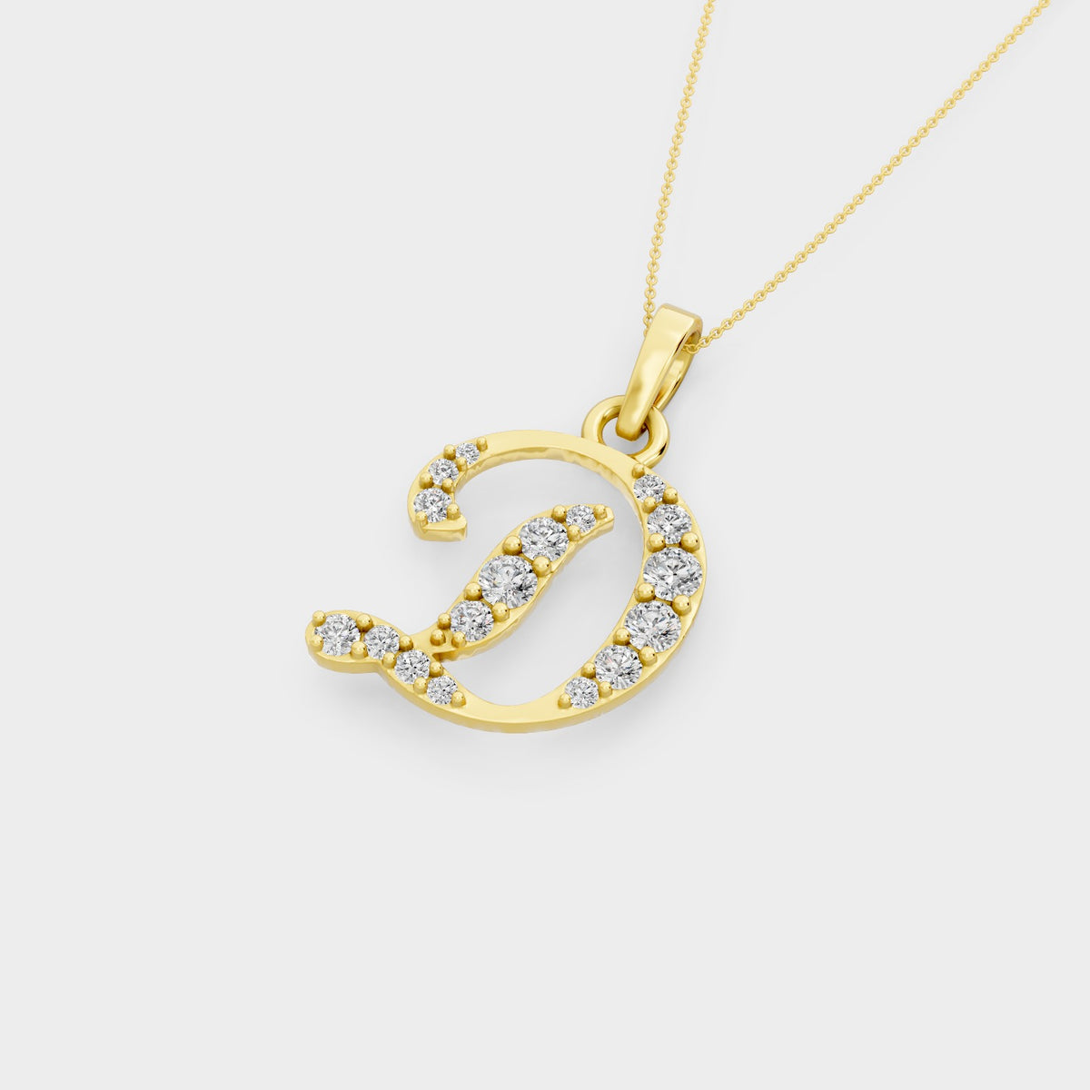 D Initial Pendant