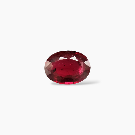 Dazzling 1.25 Carat Oval Cut Natural Ruby from Mozambique Red Color