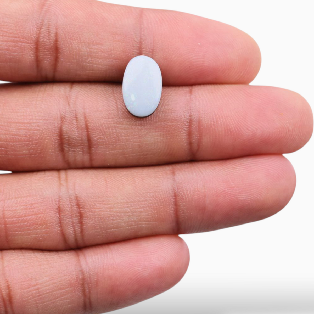Sale On Opal Doublet Stone 4.41 Carats Oval Cabochon Shape Size 14.3x9mm
