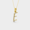 E Gold Pendant