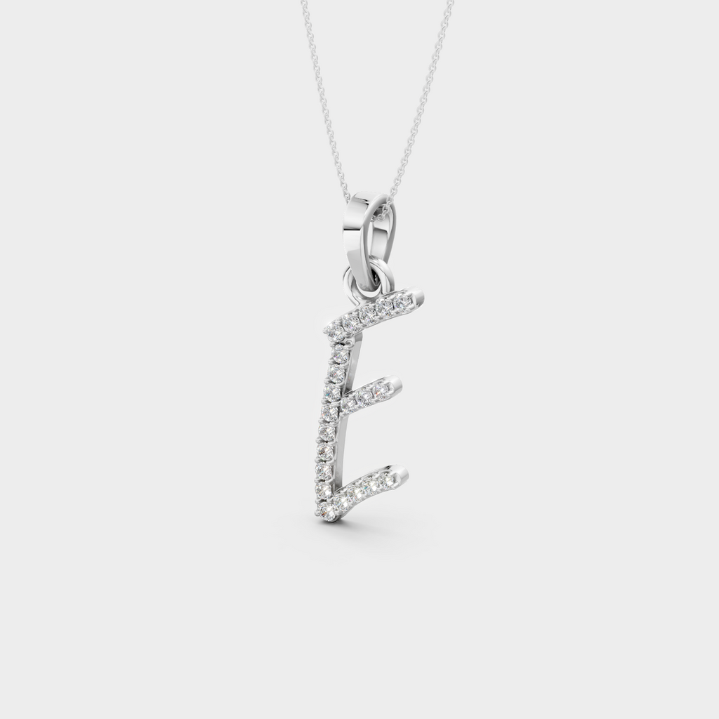 E Gold Pendant