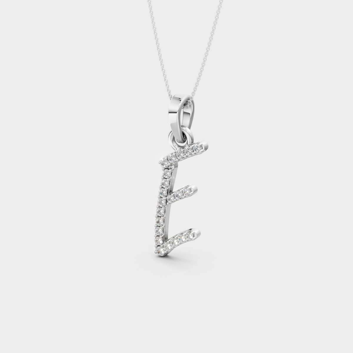 E Gold Pendant